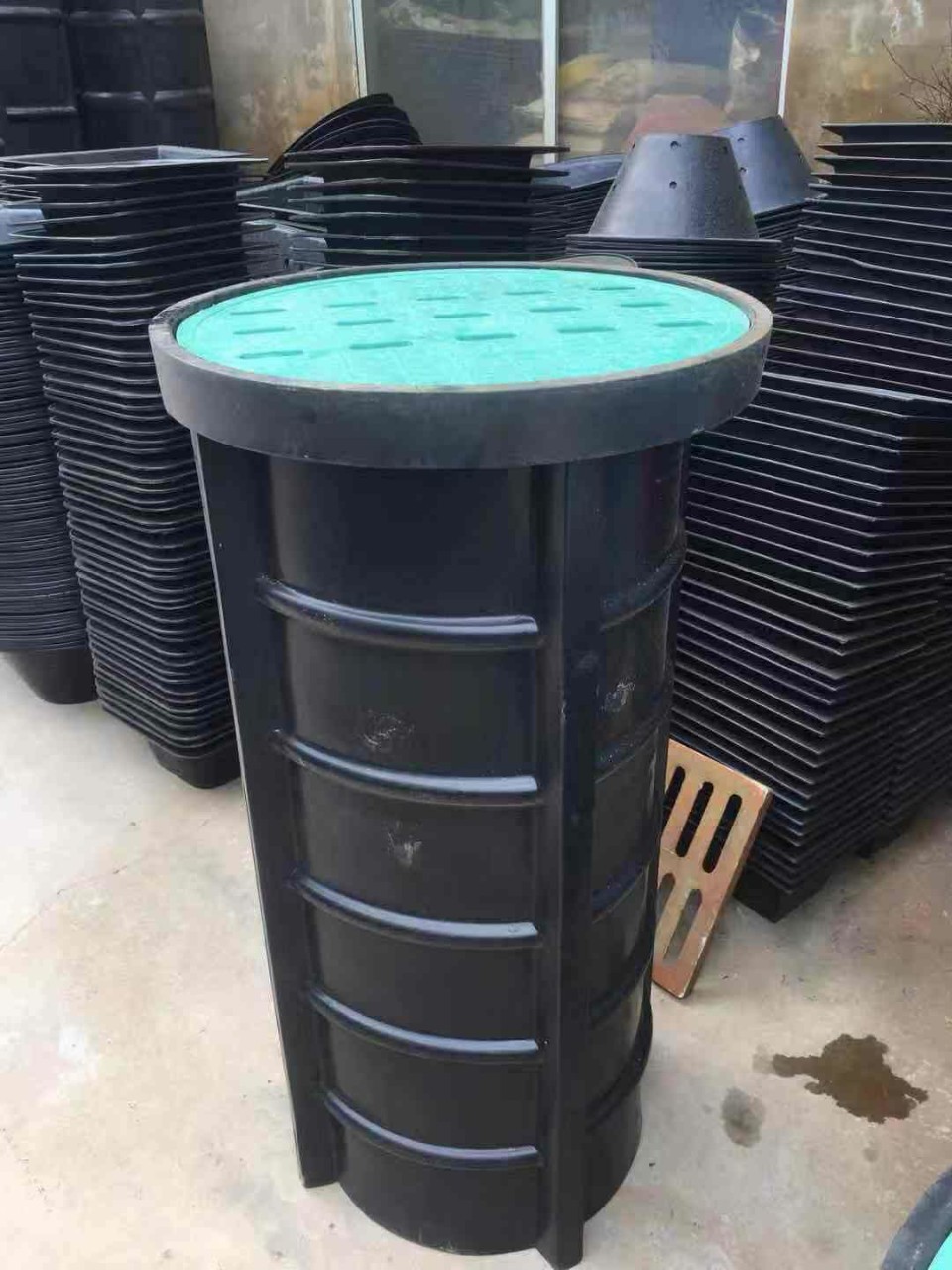 订制海绵城市塑料井渗透井pe600*1200集水雨水井北京青岛西安郑州