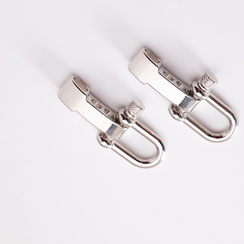 圆头螺丝u型扣白k色登山扣厂家直销