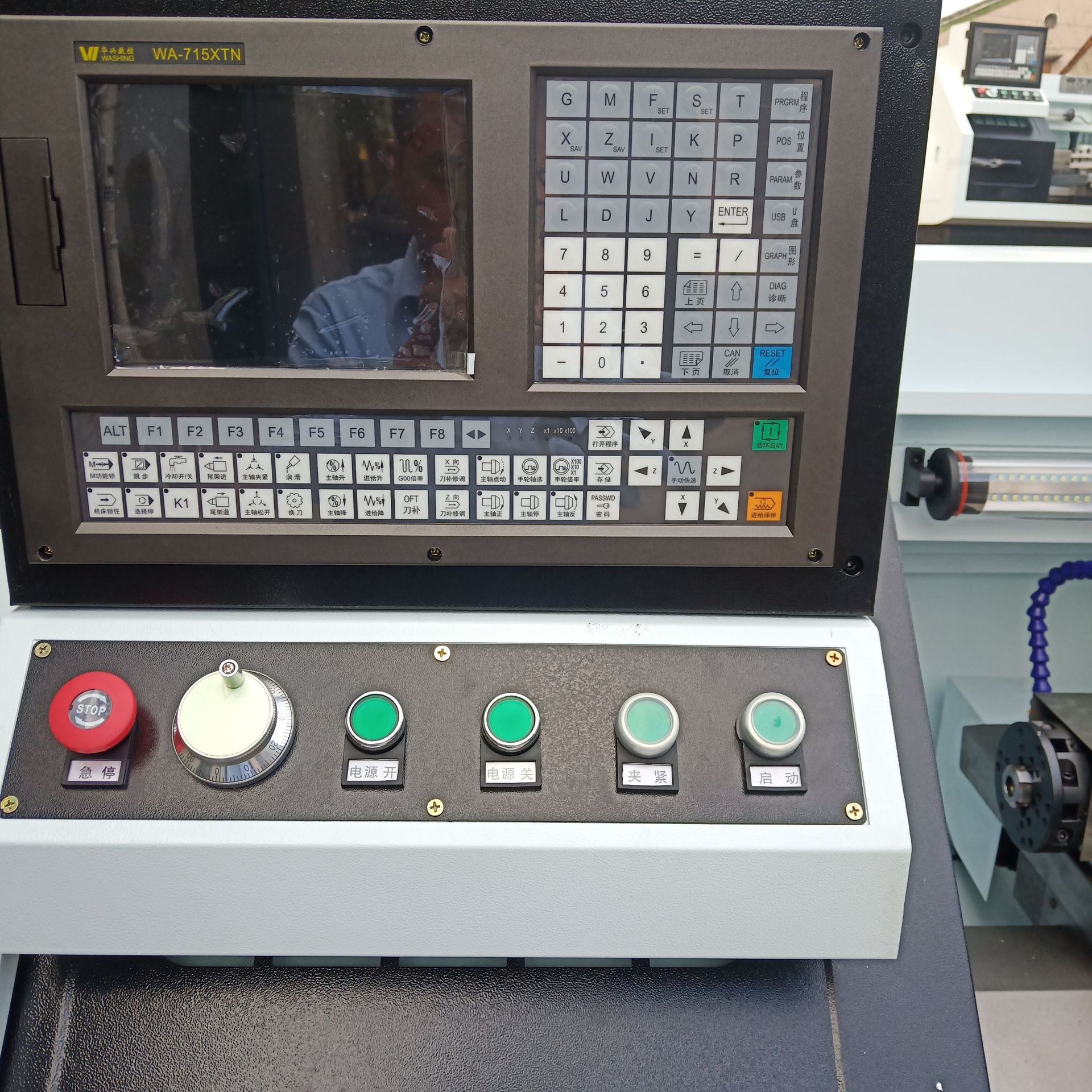 数控车床cjk0640华兴715总线数控机床车方机简易车铣机