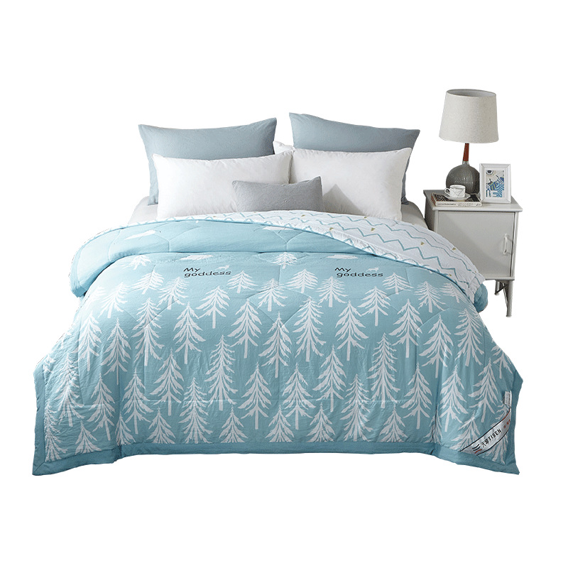 天琴家纺tq-b041水洗棉空调被夏被团购促销礼品薄被子180x200c