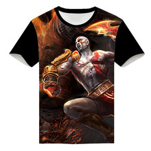 战神 God of War奎托斯 阿特柔斯 PS4主机游戏 全彩 T恤短袖PU25