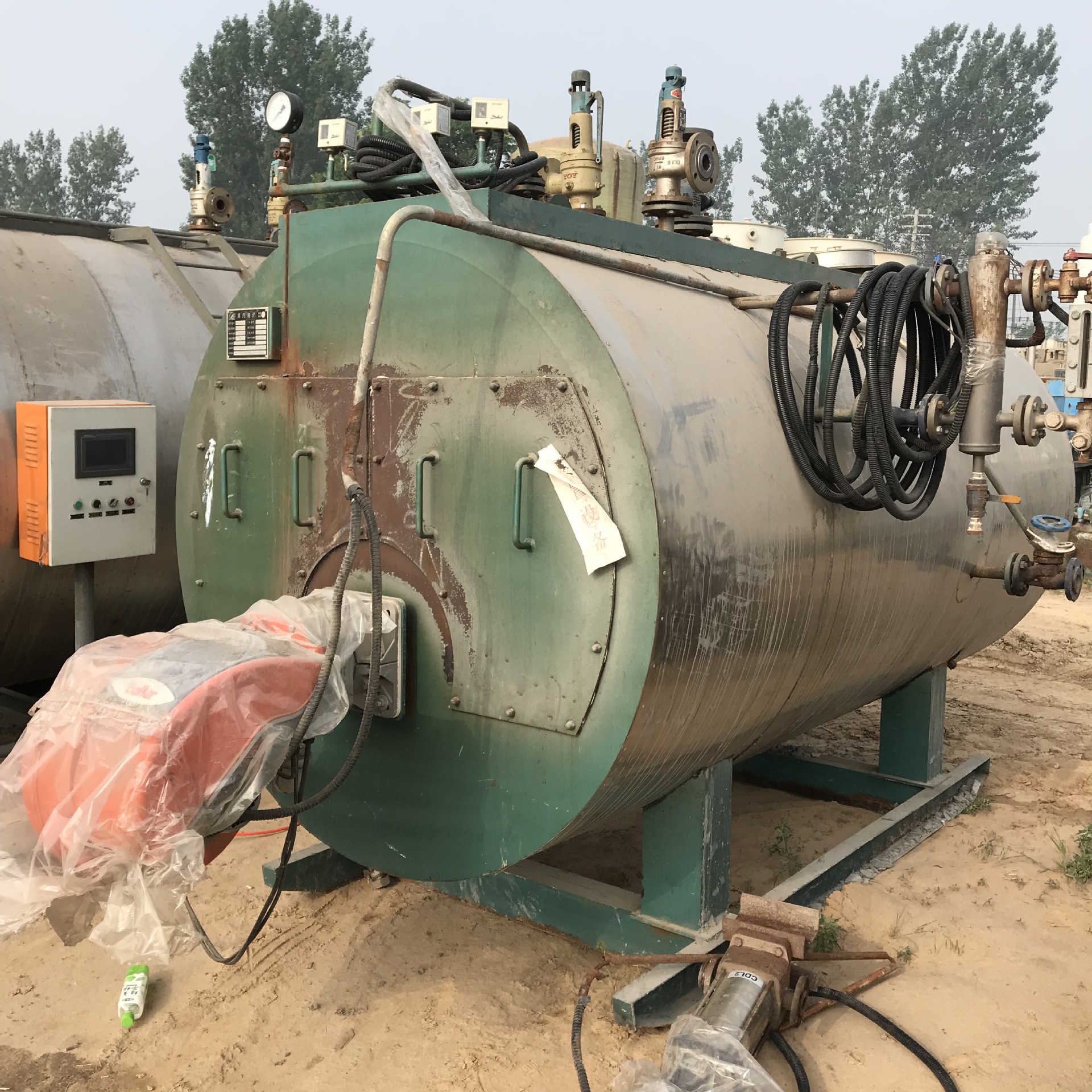 二手燃气蒸汽锅炉二手1吨燃气蒸汽锅炉二手蒸汽锅炉二手锅炉