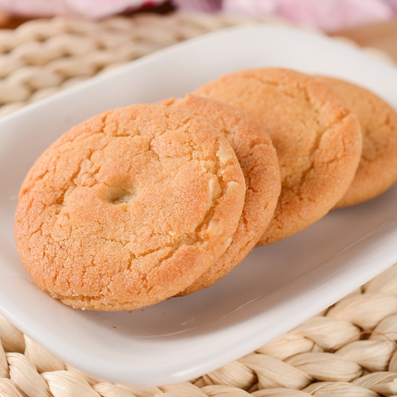 厂家直销 板栗酥 酥性饼干 190g/包 下午茶点 休闲零食批发代加工