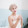 household double-deck waterproof Shower cap PEVA thickening Female models Shampoo cap Bathing cap Bathing cap wholesale