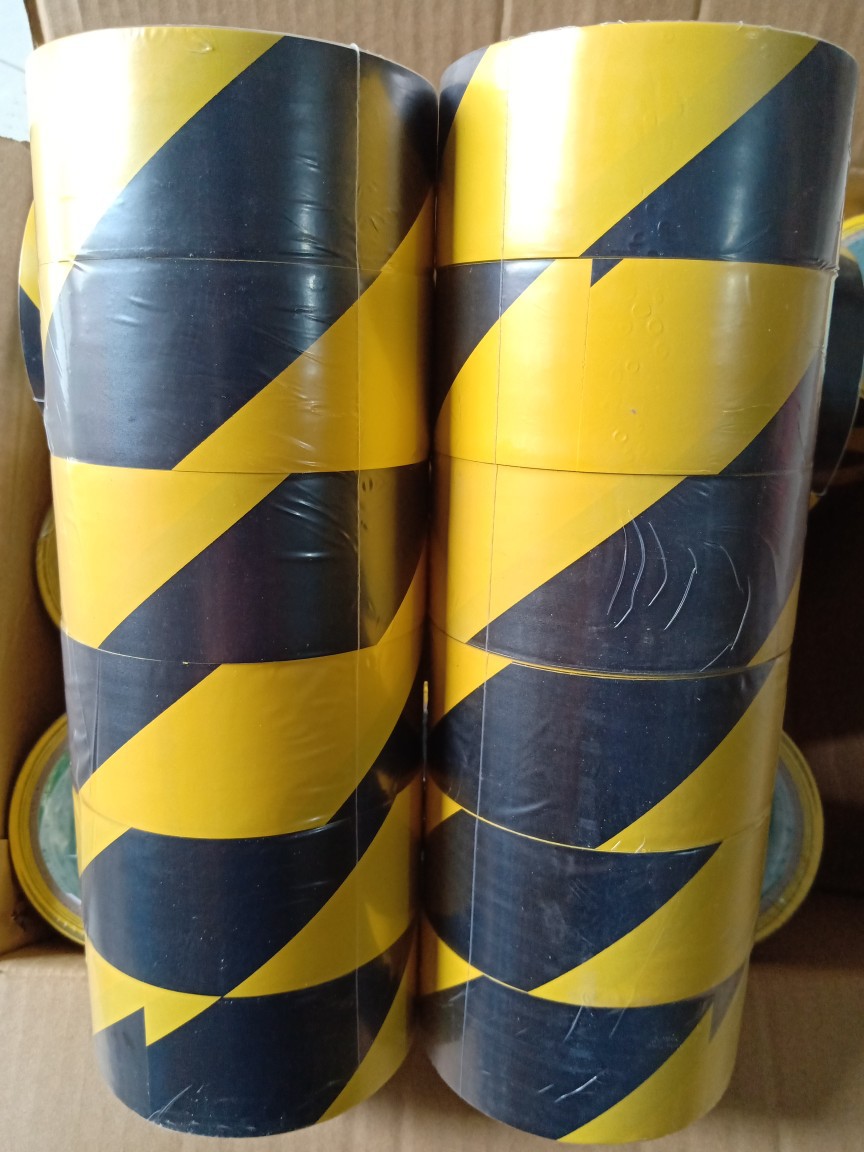 5*17黑黄警示胶带黄黑地板标识地标警示带胶带-阿里巴巴