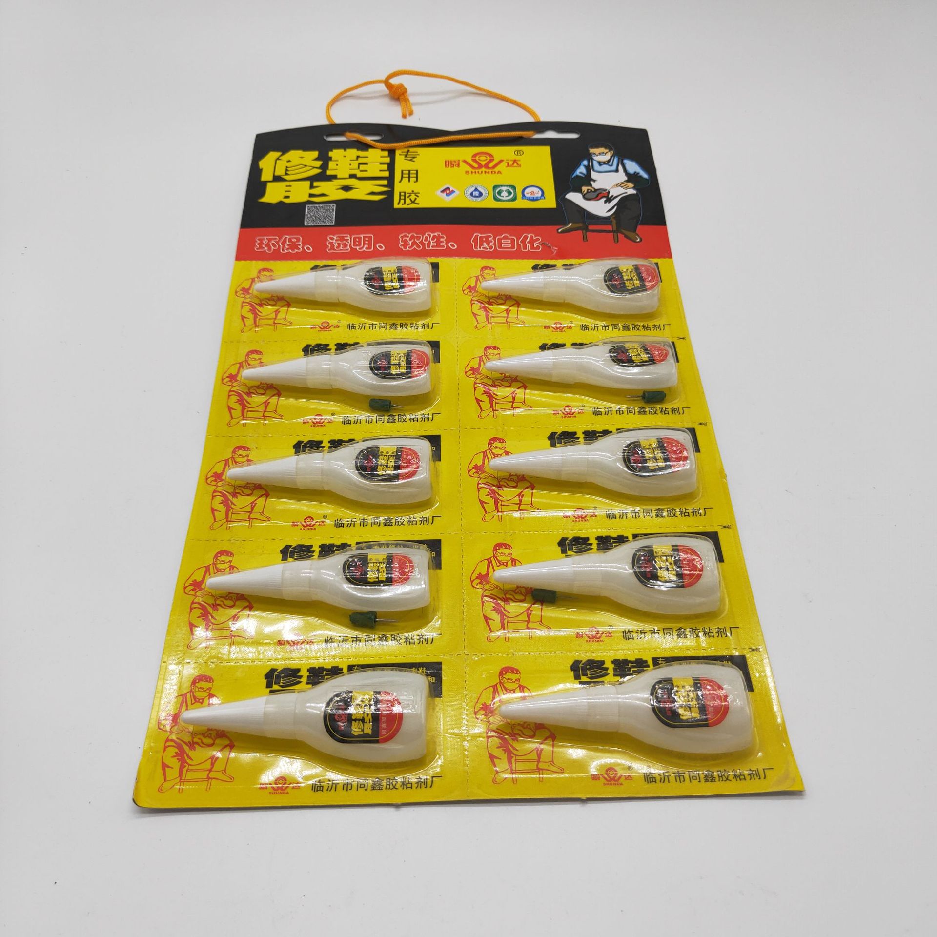 502胶修鞋胶补鞋胶8g强力胶皮革鞋用胶水两元店2元店地摊百货货源