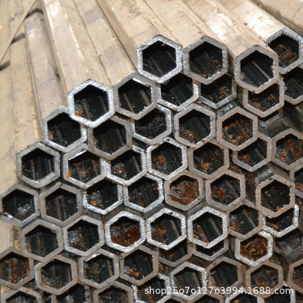 六棱钢管 精密冷轧厚壁 六角空心铁管光亮异形钢管冷拔钢管
