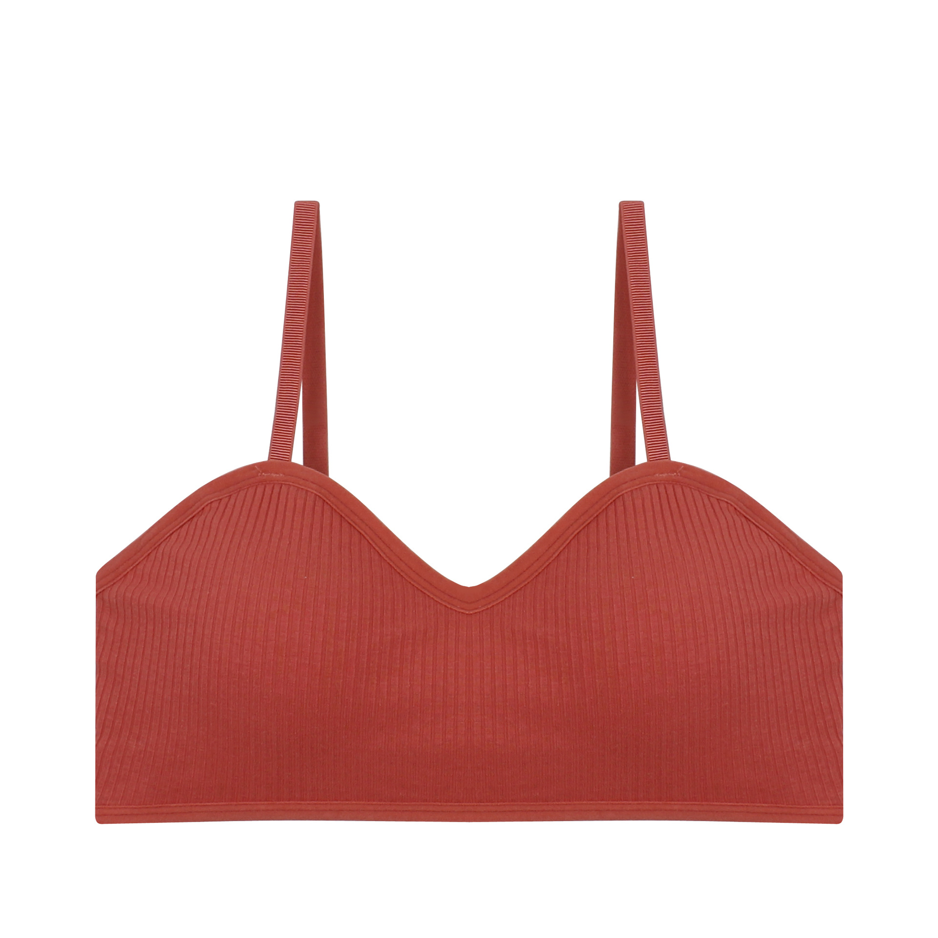 新品法式bralette内衣女夏无钢圈少女日系抹胸美背打底裹胸9143