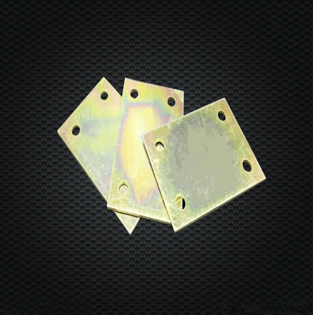 一字型连接件角铁片家具角码配件平面固定直角片直片角码链接铁片