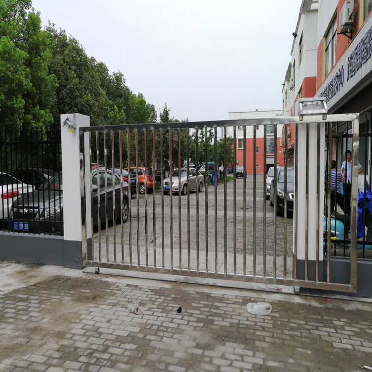 移门 不锈钢电动平移门 工厂大门电动平移门工厂 门口大铁门