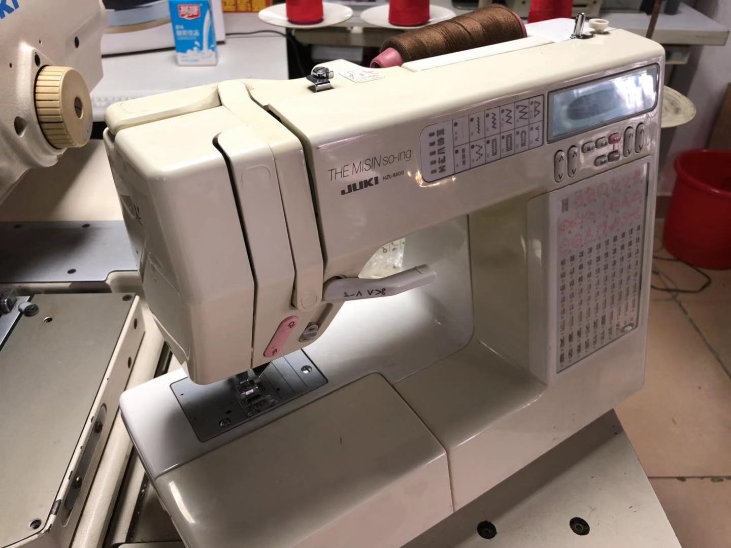 供应二手原装进口单针绣花机 多功能家用绣花设备 供应缝纫机