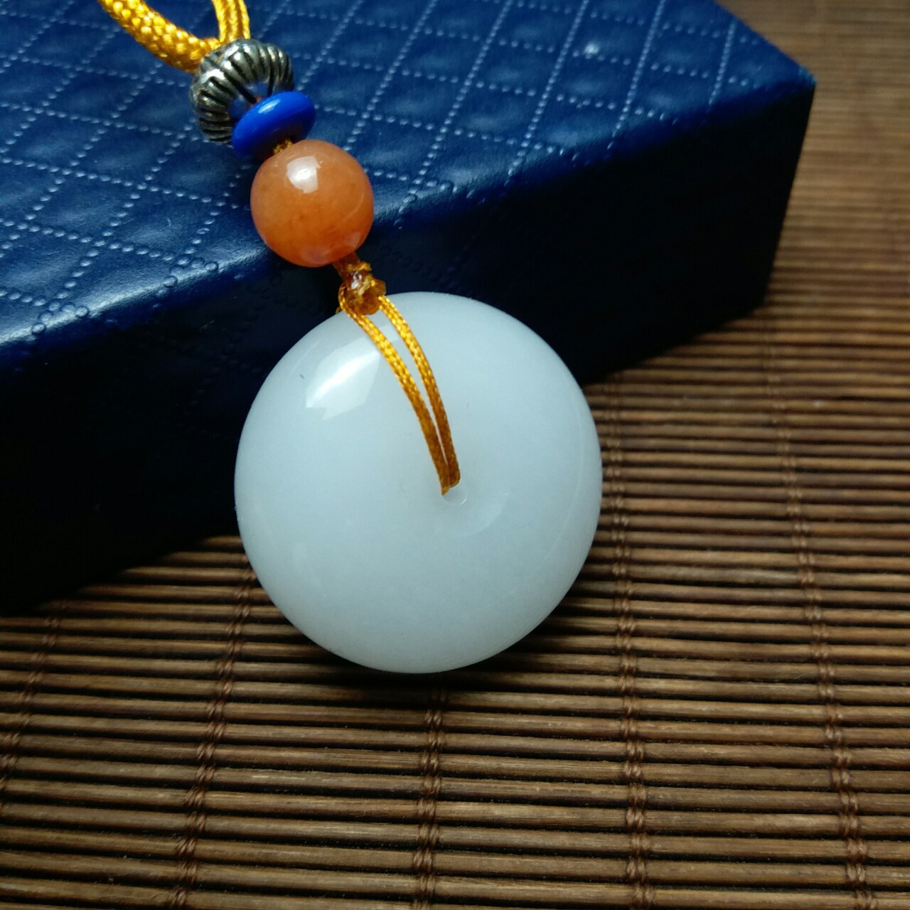 新疆金丝玉平安扣金丝玉挂件金丝玉吊坠戈壁玉挂件男女玉石吊坠