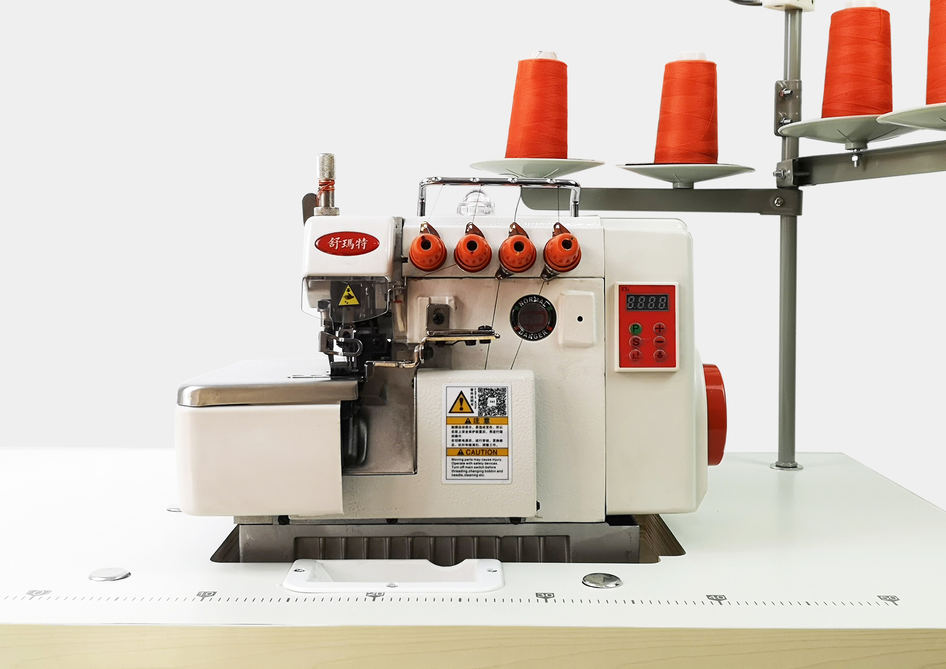 新款747包缝机 电脑直驱锁边机 四线拷边机 工业包边密拷缝