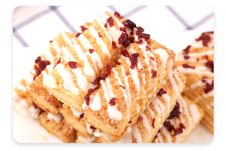 一艺食品塔塔酥蔓越莓千层酥手工松塔办公室休闲食品网红零食批发