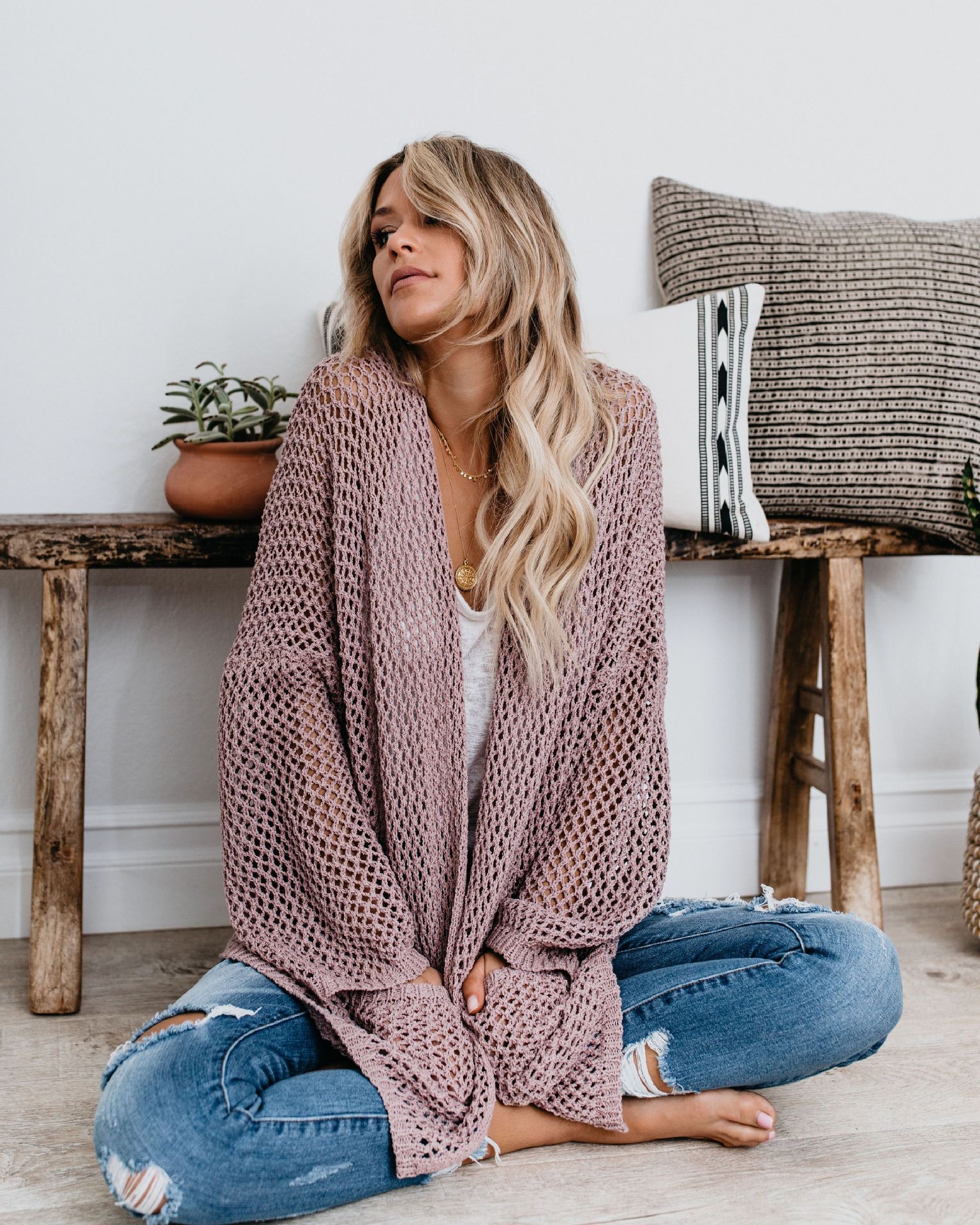 2020春装跨境女士爆款亚马逊新品比基尼沙滩罩衫针织防晒衣空调衫