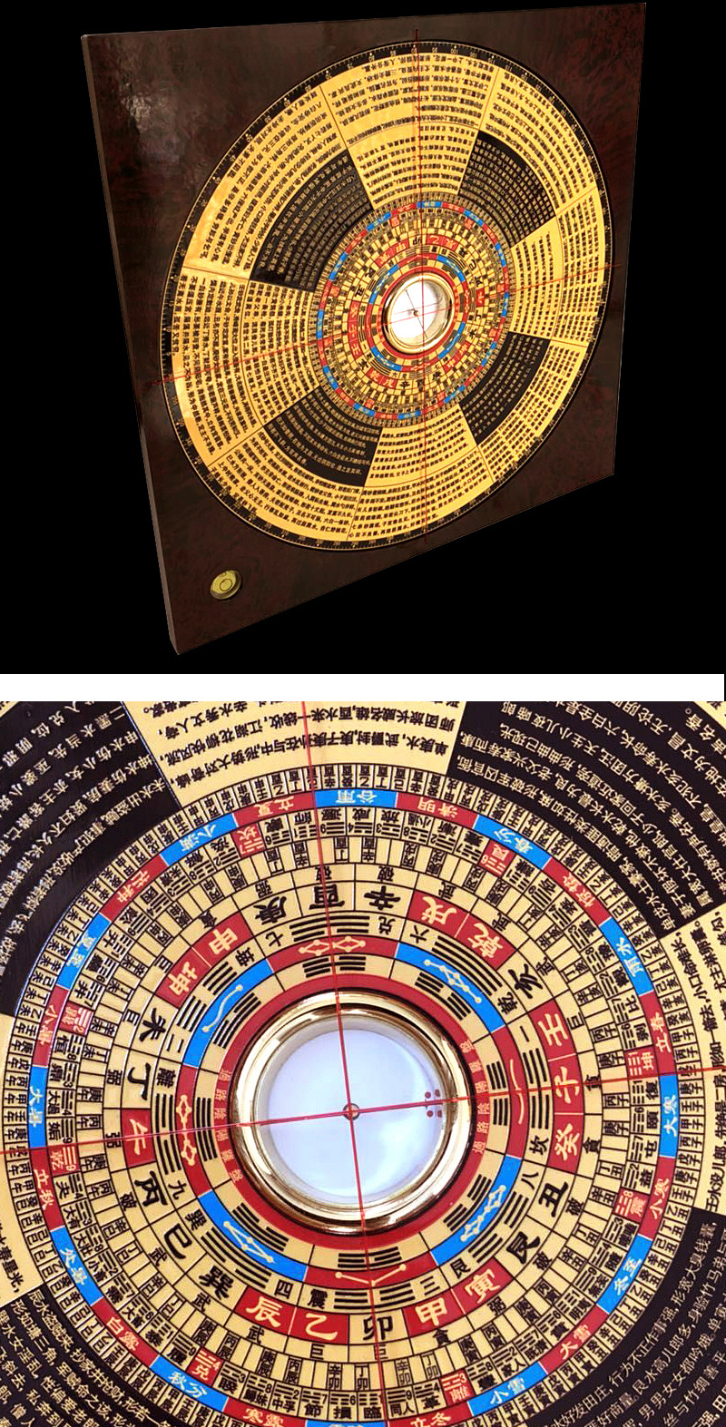 专业金锁玉关过路阴阳风水盘正品纯铜高精度罗盘宗教用品厂家直销