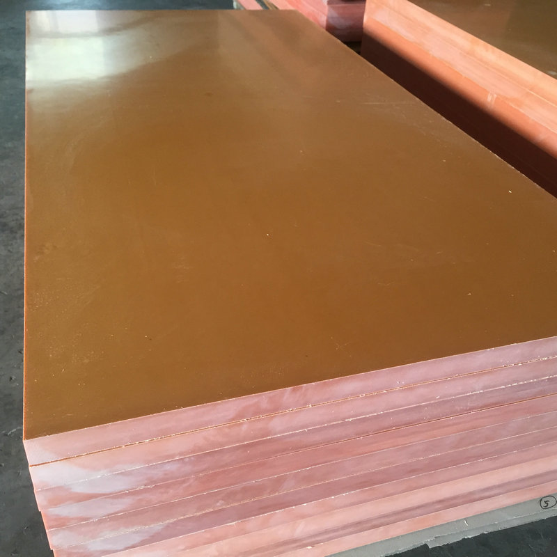 厂家供应橘红色电木板酚醛树脂板 绝缘胶木板支持加工雕刻切割