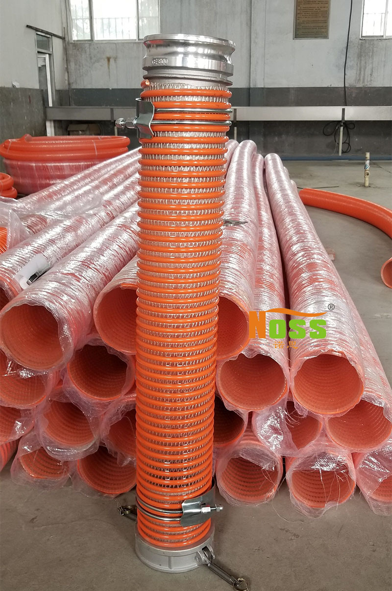 pvc复合硬质塑筋缠绕纤维增强管 抽水耐磨损管 抽砂吸沙矿用软管