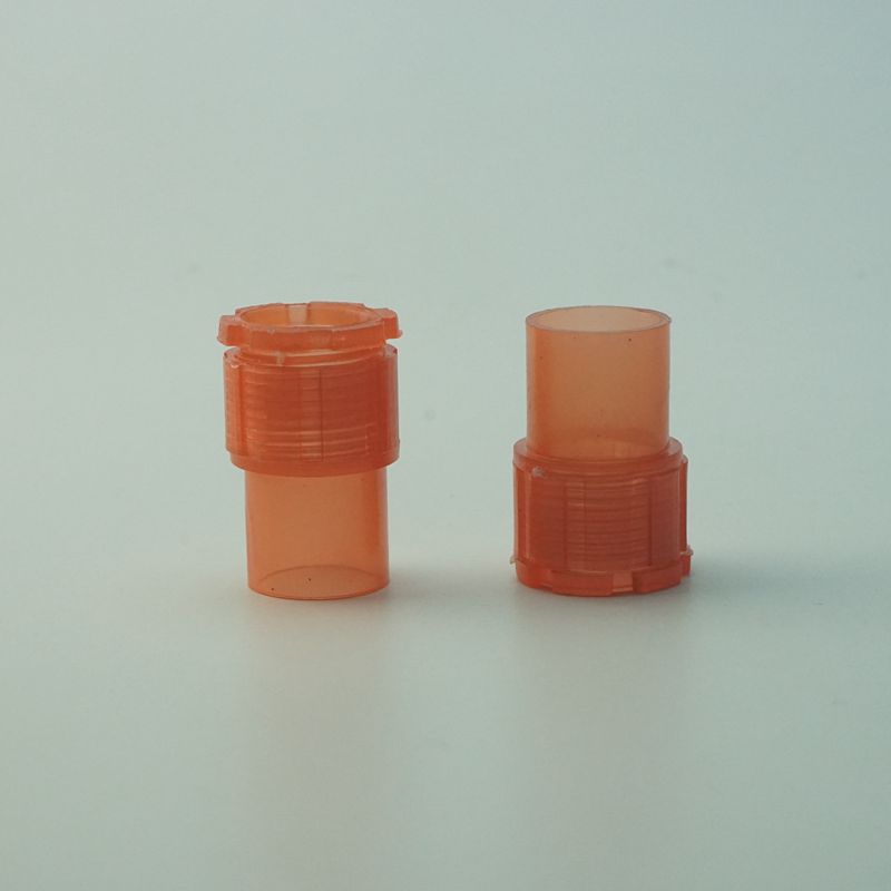 七彩鸟透明pvc杯梳 穿线管盒螺接锁母管杯梳16/20线管锁扣