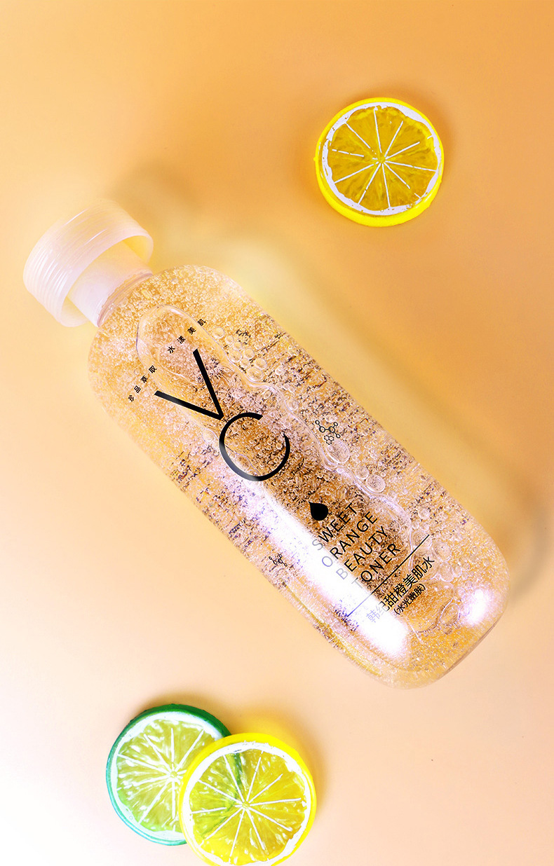 韩纪水甜橙美肌vc水补水保湿控油收缩毛孔紧致肌肤爽肤水厂家批发