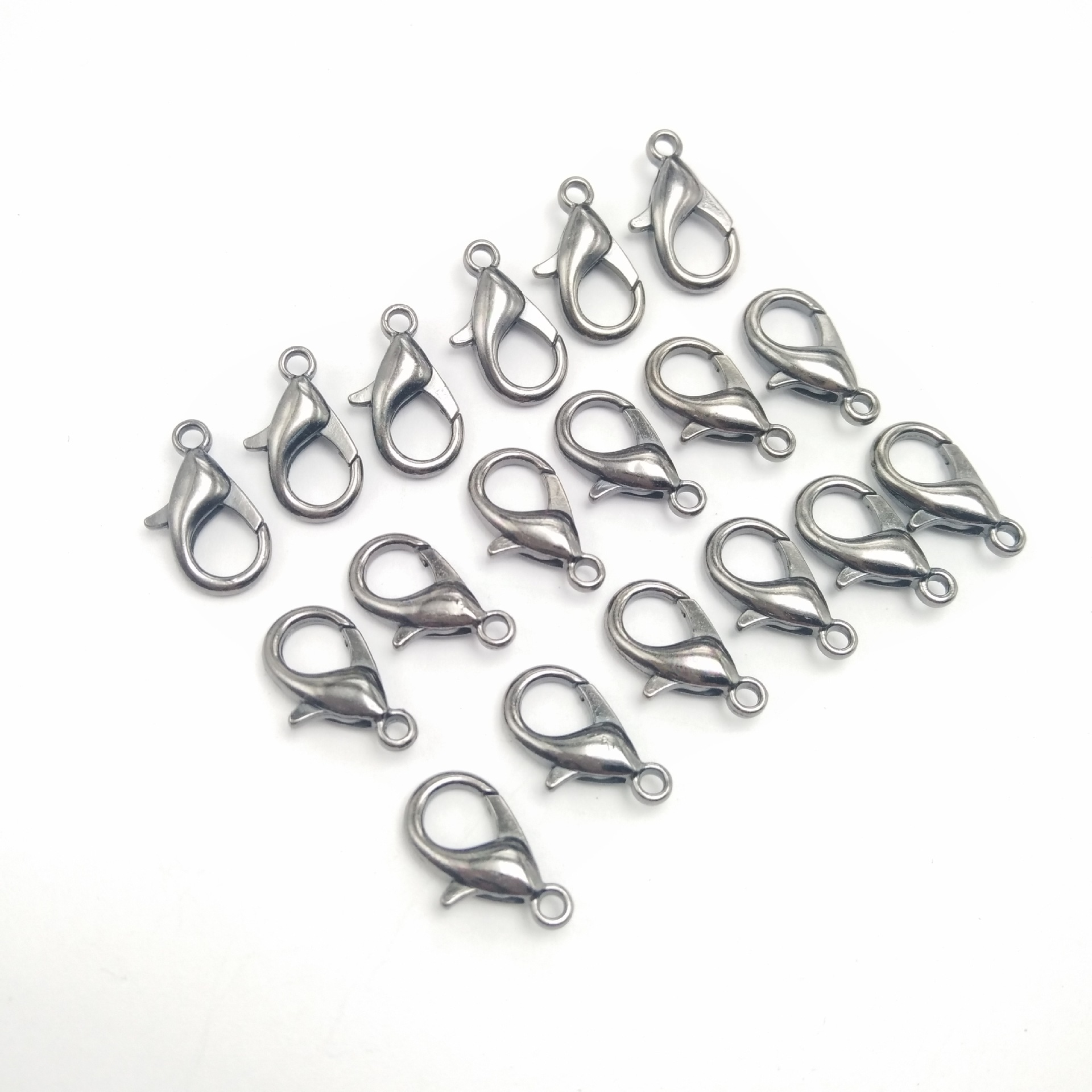 美鹏厂家直销铜龙虾扣 新款式形状各异饰品项链连接鱼嘴扣