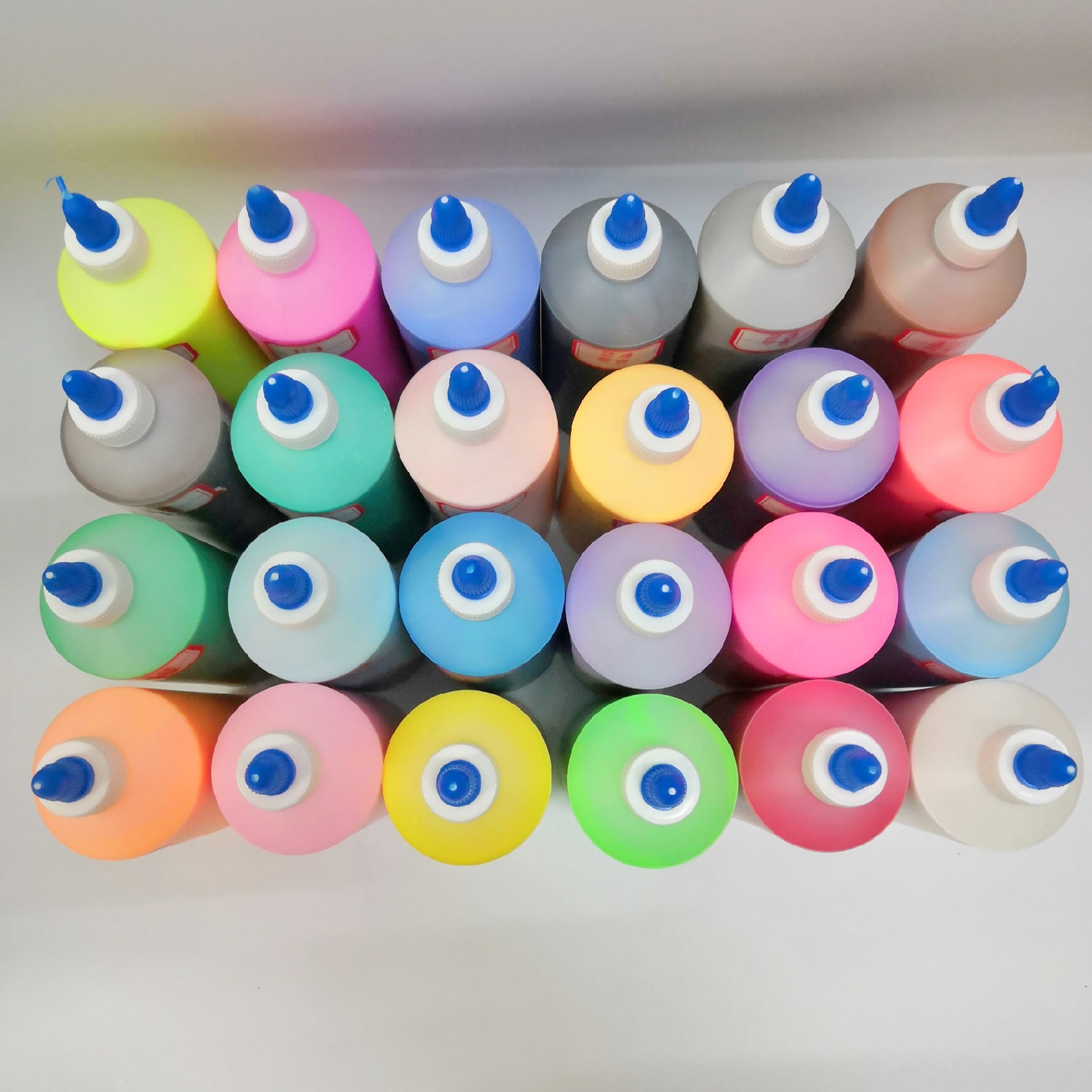 胶画油膏 24色500g大瓶环保烤胶画油膏颜料 diy手工制作儿童颜料