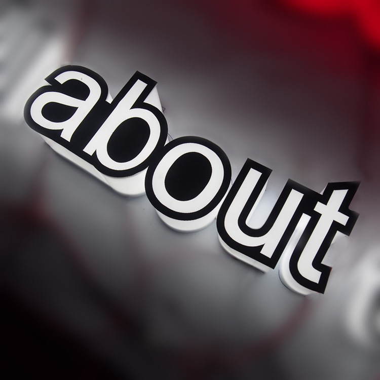 led广告牌 亚克力通体发光字 图案文字定制 雕刻切割 厂家直销