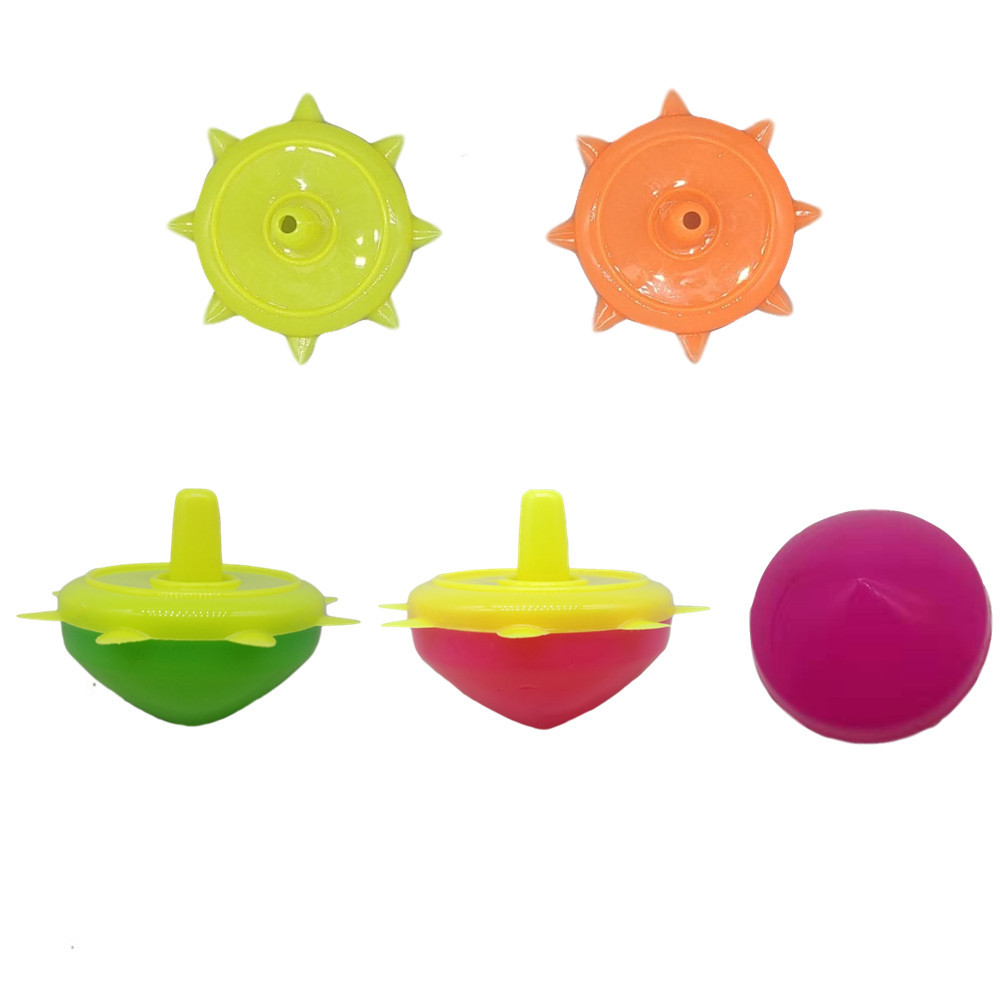 厂家直销 儿童新款塑料旋转小花陀螺赠礼品 夜市地摊热卖玩具批发