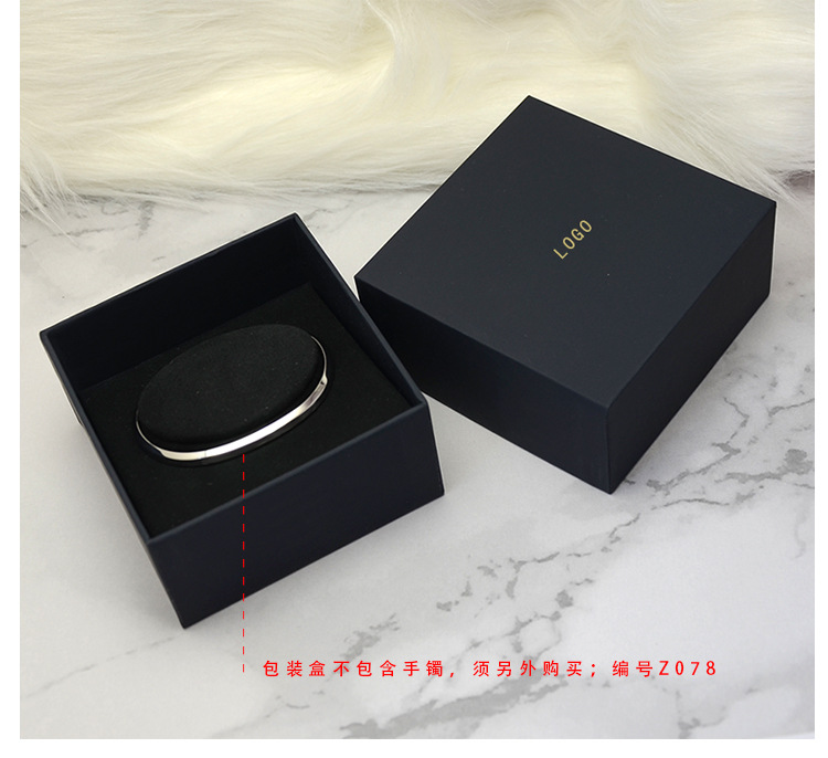 dw热卖专柜验货包装盒黑色新款dw手镯热卖款套装包装一件代发l008