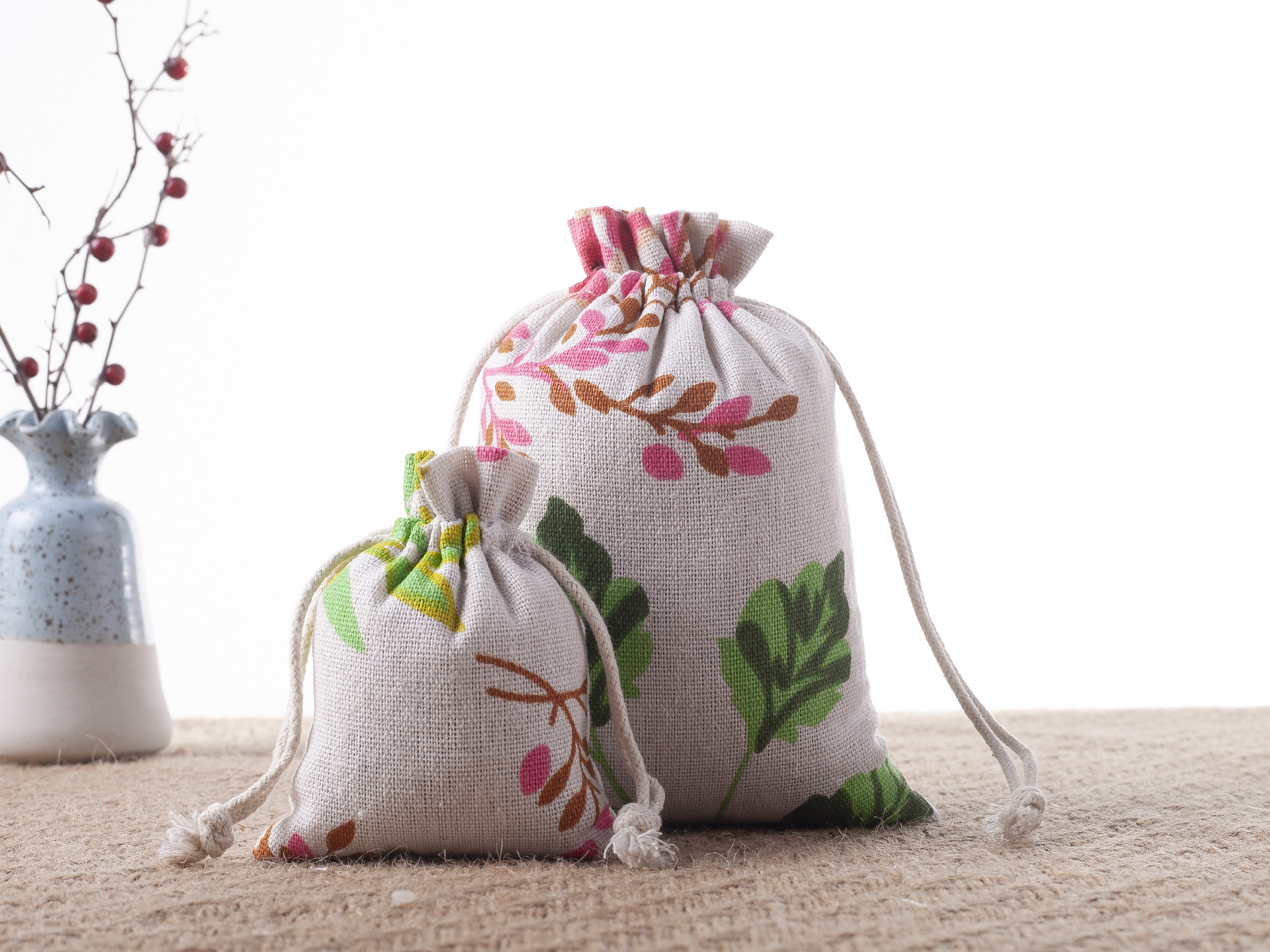 香包香囊空袋佛袋卧室衣柜除异味香包棉麻袋汽车用香袋文玩袋