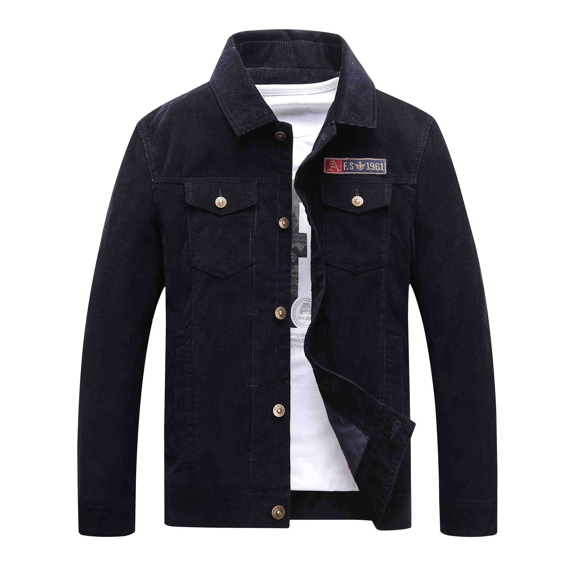 灯芯绒男装夹克衫
