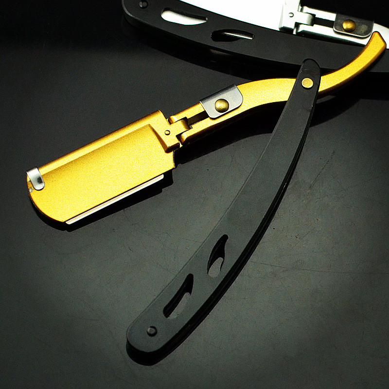 妅牌老式剃刀 刮脸 刮胡子 理发刮胡刀 发廊专用换刃式 理发刀架