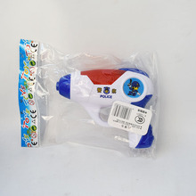 9019独立袋装警察电动玩具枪Q版声光音乐投影玩具枪宝宝警察玩具