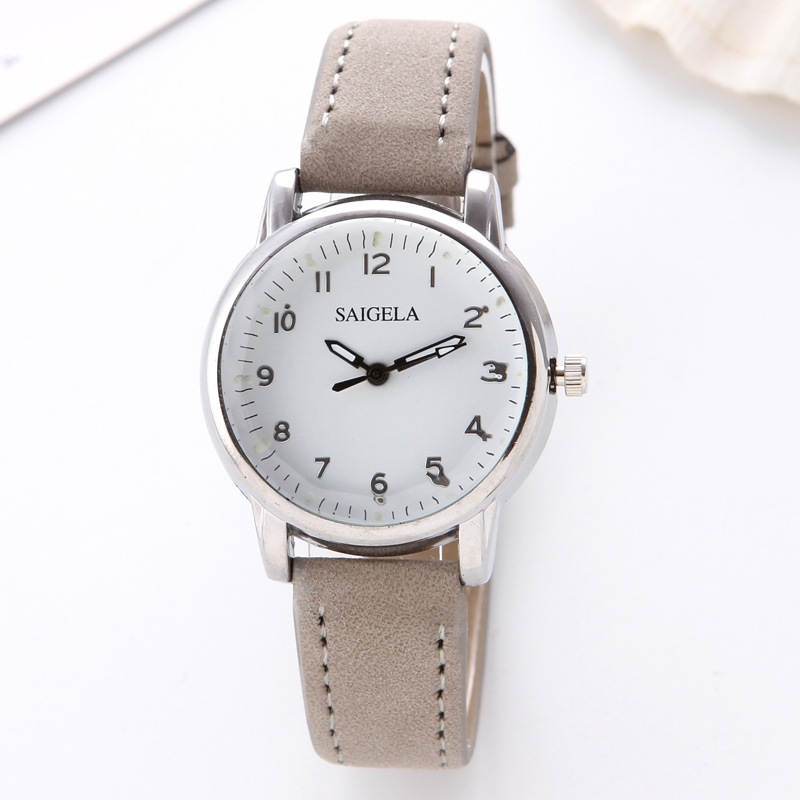 chic风女生小清新款百搭手表女学生韩版简约潮流文艺范休闲复古