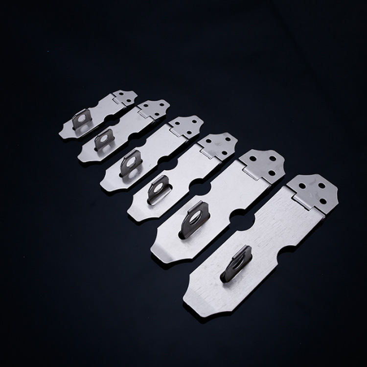 不锈钢挂锁锁牌 加厚防盗箱包配件小吊扣搭扣 不锈钢锁扣