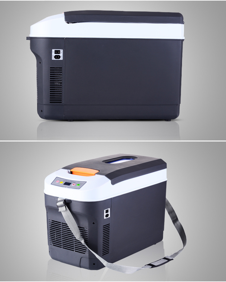 索美特25l双核车载冰箱车家两用冷藏小冰箱24v货车专用双制冷12v