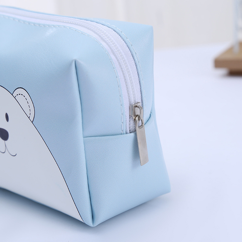 Factory Direct Sales Cartoon Cute Bear Cosmetic Bag Ins Style Outdoor Travel Portable Cosmetic Storage Bag