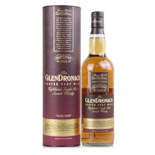 英国进口 格兰多纳威士忌泥煤波特桶GLENDRONACH原装700ML46度