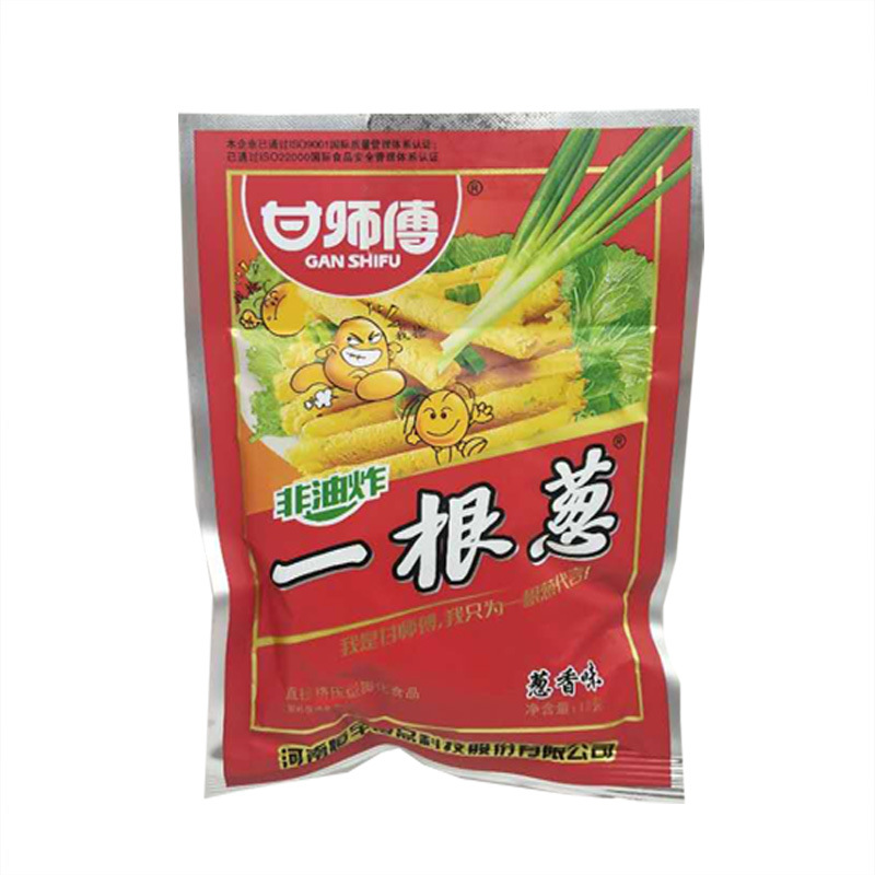 批发甘师傅一根葱18g*30袋葱香味休闲零食膨化食品混批
