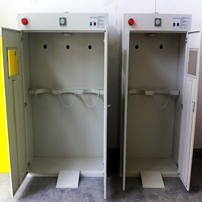 武汉全钢气瓶柜 襄阳双瓶单瓶三瓶 报警钢瓶柜 宜昌钢瓶气瓶柜