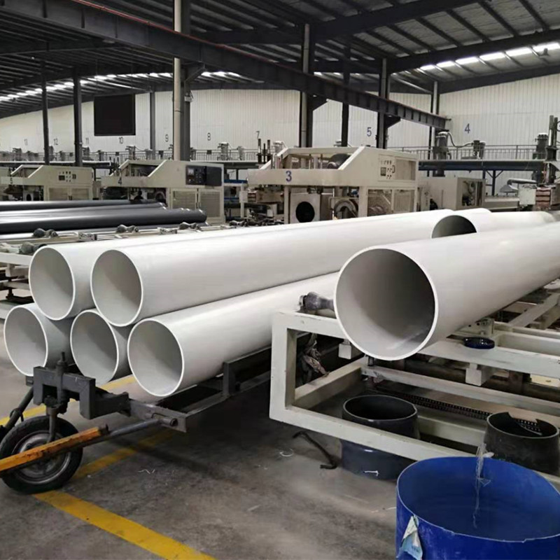 华亚牌白色排污管pvc建筑用桥梁排水管道厂家50 75 200mm落水管