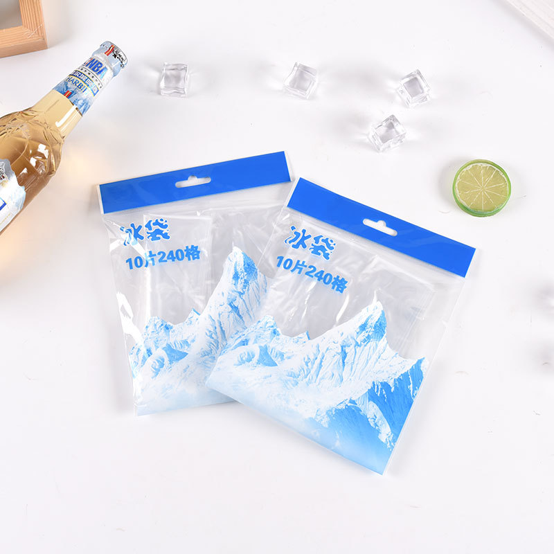 Spot Disposable Ice Pack Self-Sealing Water Injection Ice Cube Bag Ice Cube Mold Ice Tray Freshness Protection Package Water Injection Ice Bag