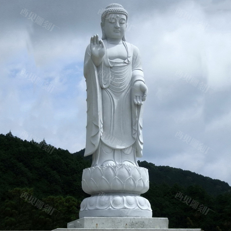 石雕佛像,花岗岩佛像,大日如来佛祖雕像01