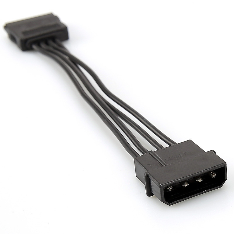sata硬盘电源线大4pin台式机电脑ide转接线15pin延长线