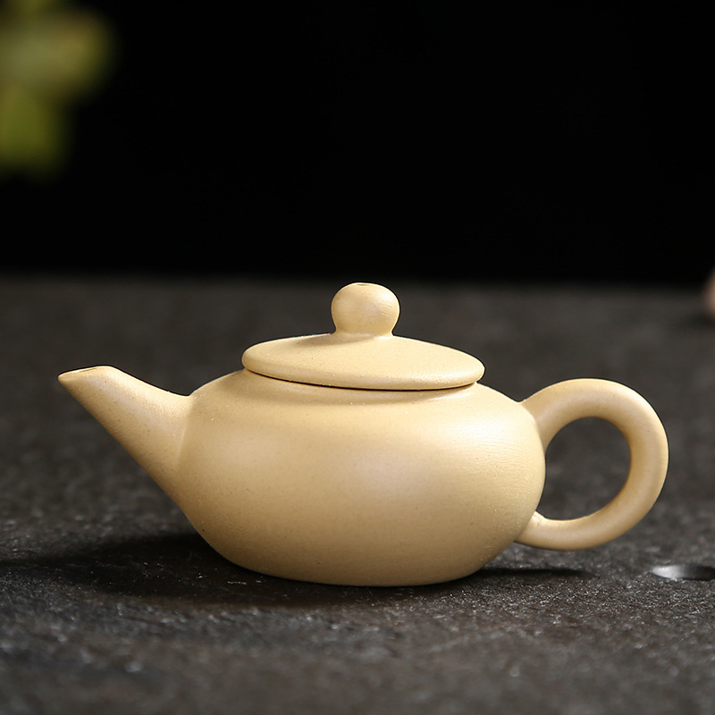 紫砂迷你小茶壶创意小号指尖壶袖珍小号茶玩茶宠摆件功夫茶具可养
