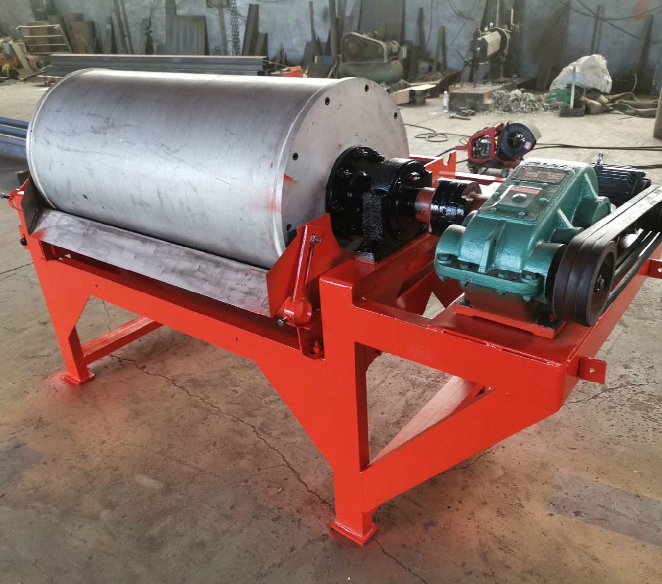 磁选机厂家 生产干式磁选机 干选永磁滚筒 强磁永磁滚筒 半磁滚筒