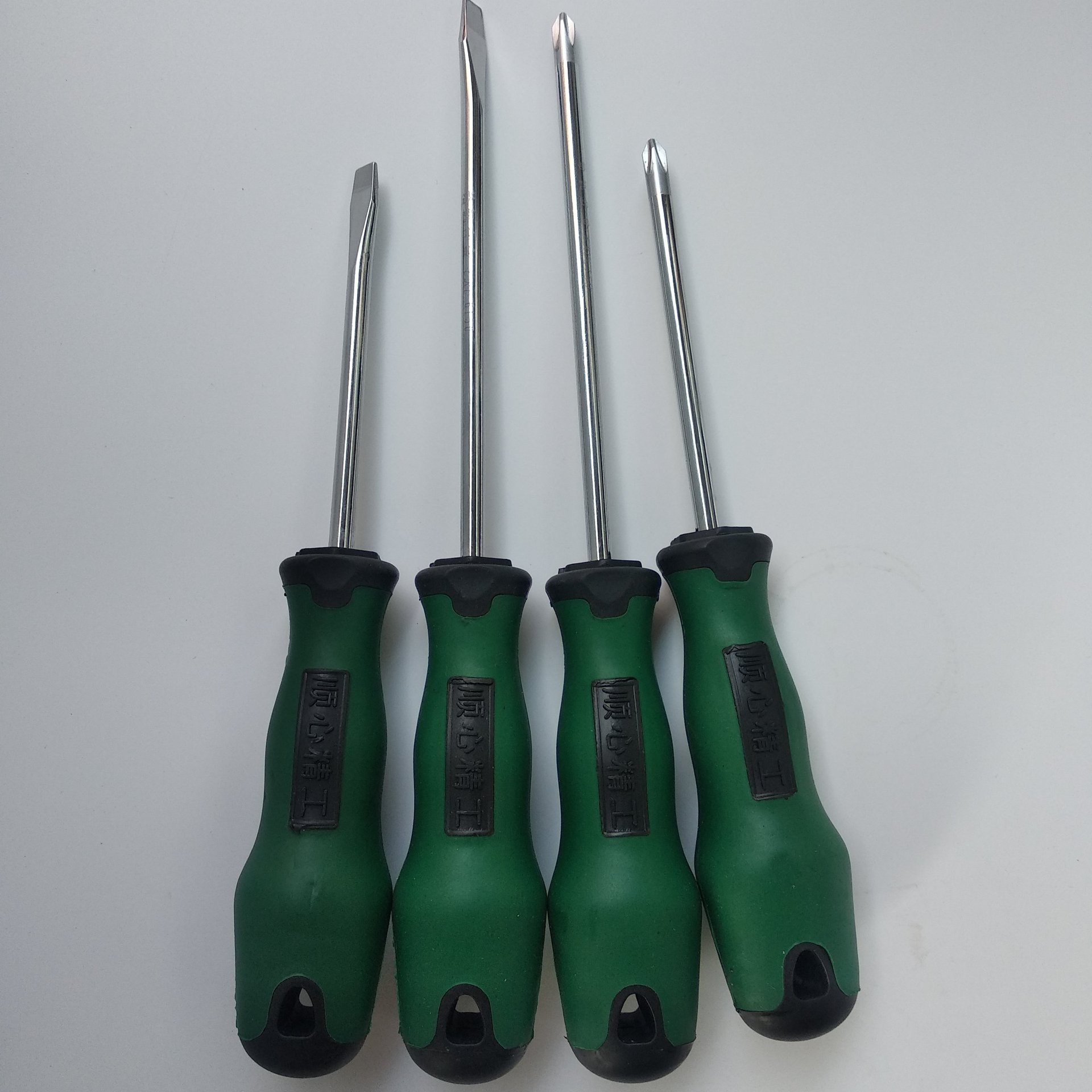 顺心包胶铬钒钢 -螺丝刀维修起子强磁梅花平口改锥螺丝批