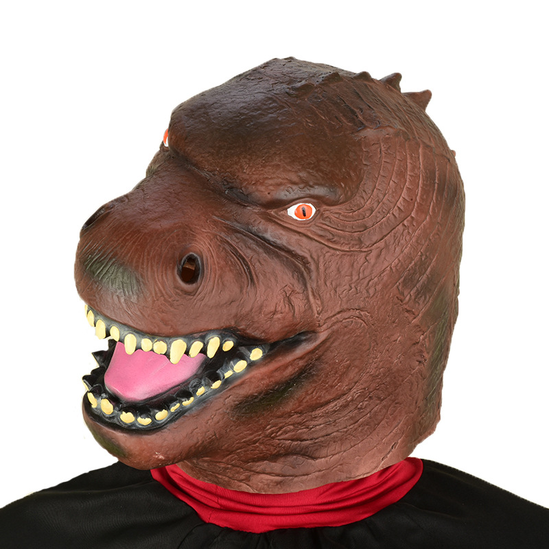 哥斯拉2怪兽头套面罩godzilla乳胶动物怪兽恐龙面具万圣节派对