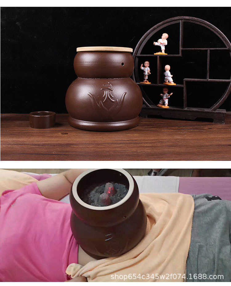 砭石艾灸拔罐大罐泗水砭石能量温灸砭石灸大拔罐火罐美容店专用