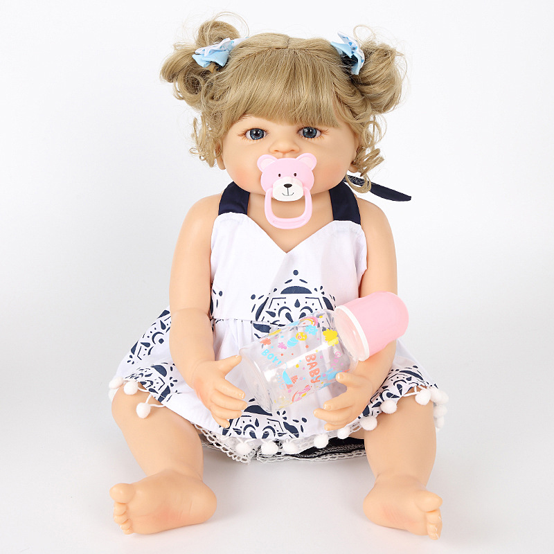 full silicone 55cm可入水洗澡全胶娃娃 wish ebay 亚马逊热卖款